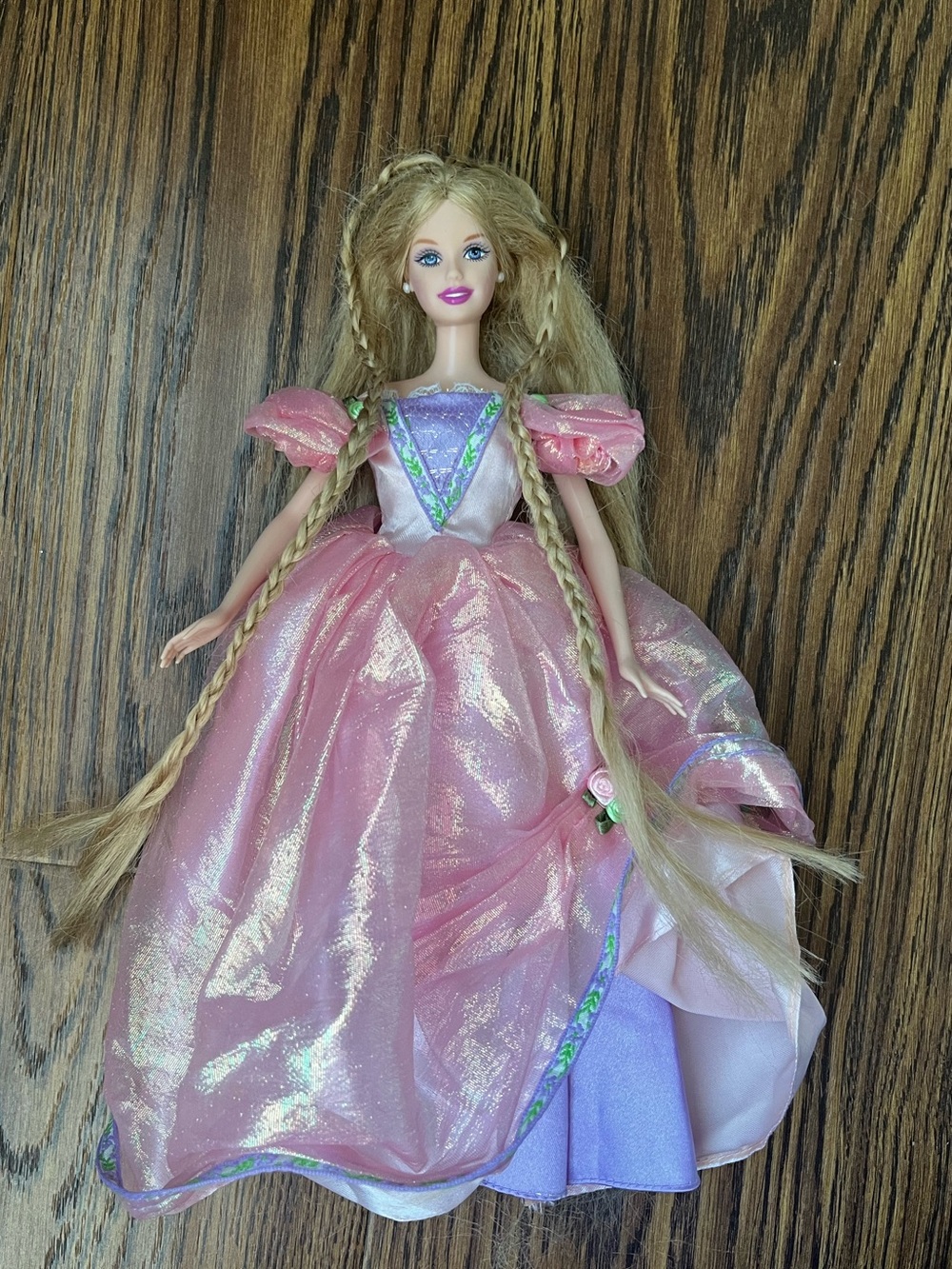2001 Barbie Collector Edition RARE Princess RAPUNZEL DOLL Long Hair - Picture 4 of 12